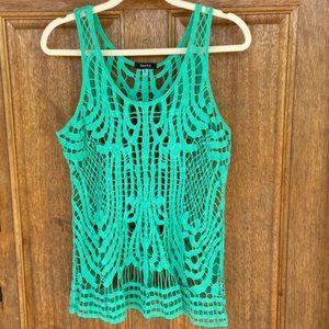 Green Crochet Top